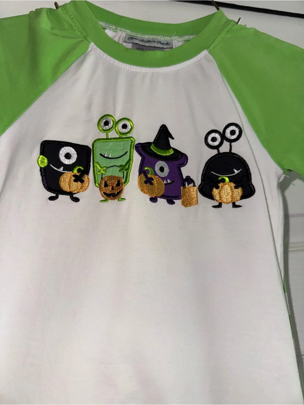 Green Monster Pajama Set for Kids